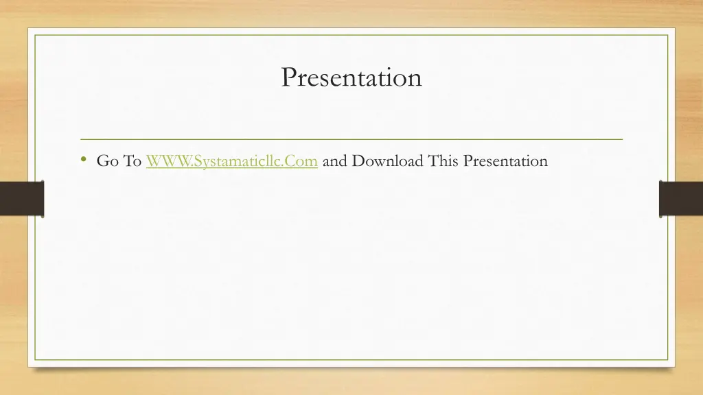 presentation
