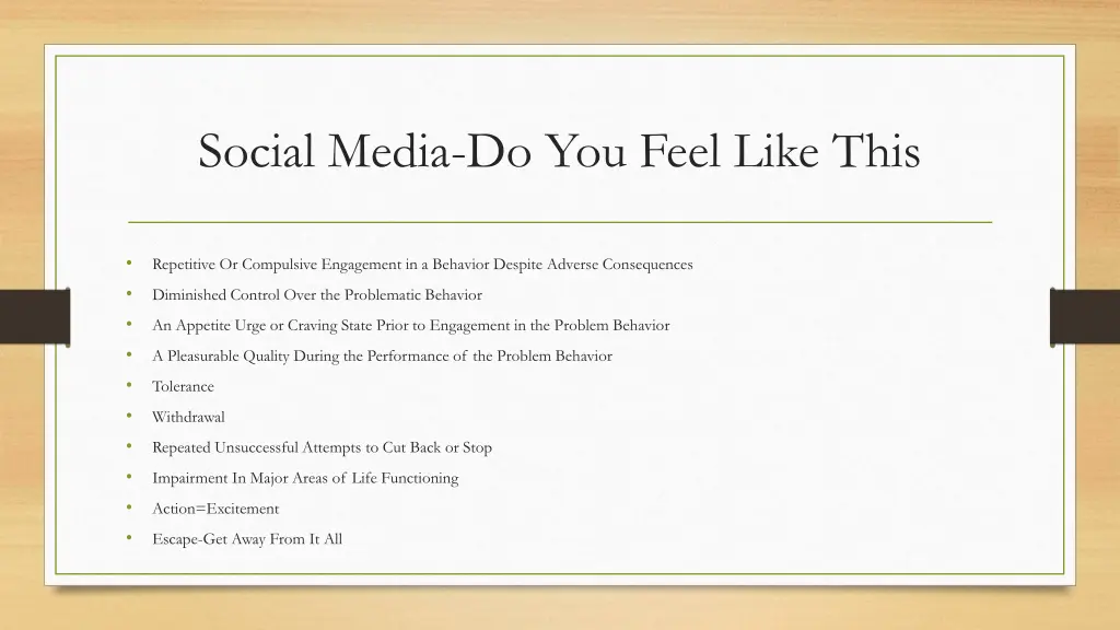 social media do you feel like this