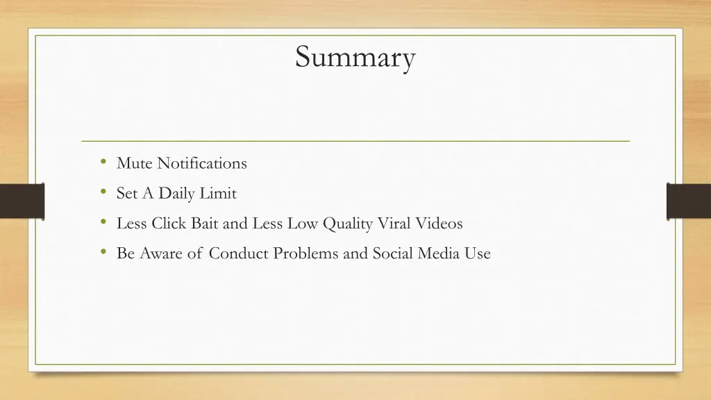 summary 1