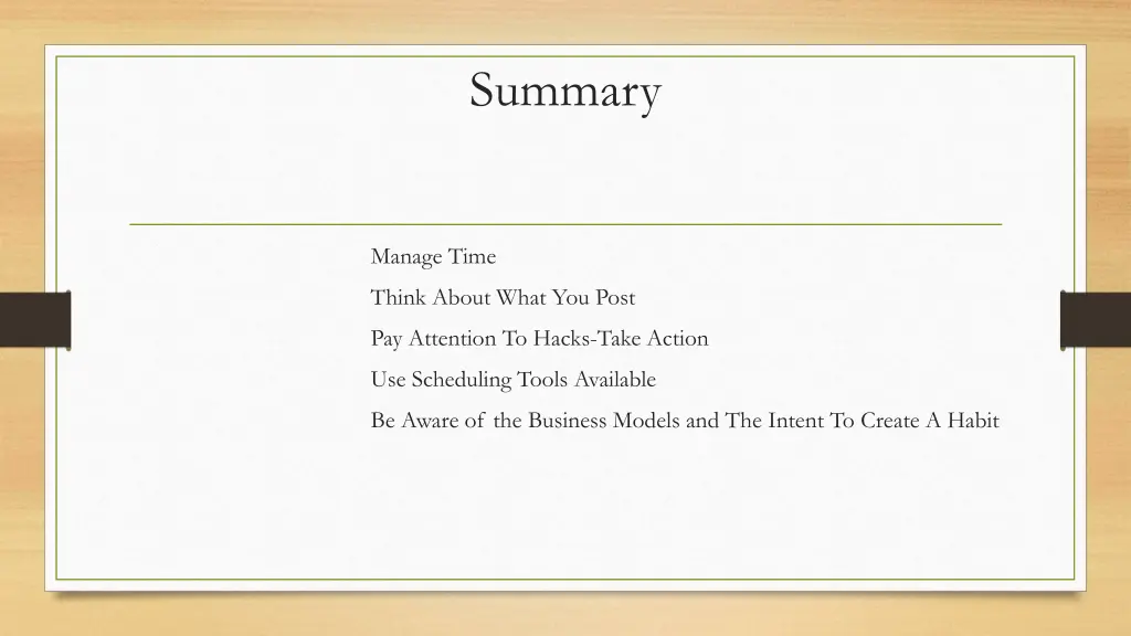 summary