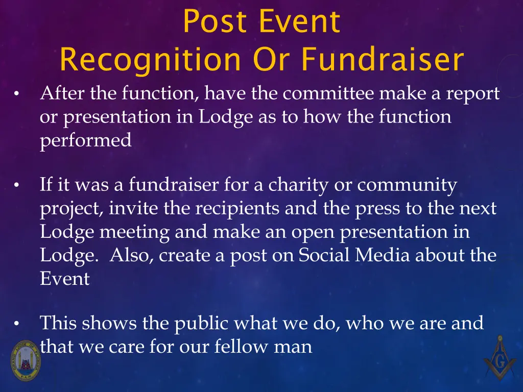 post event