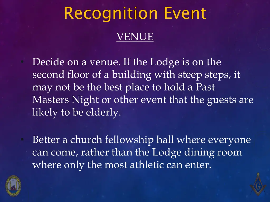 recognition event 1