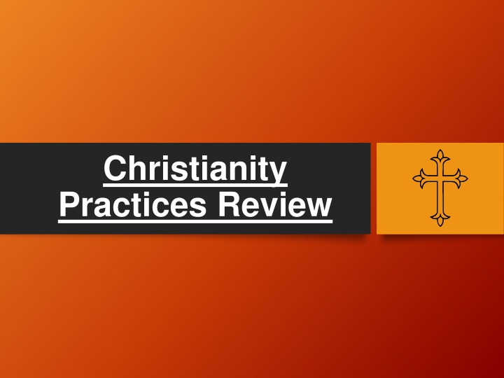 christianity practices review