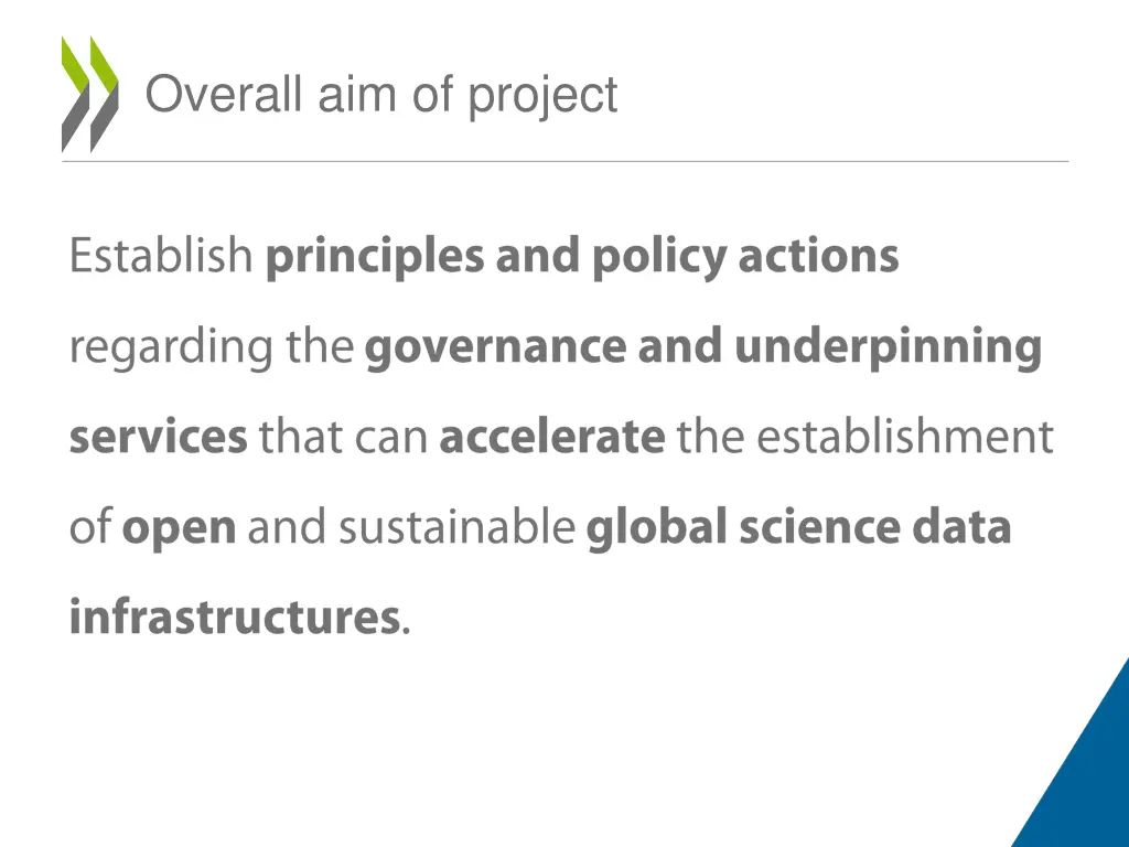 overall aim of project