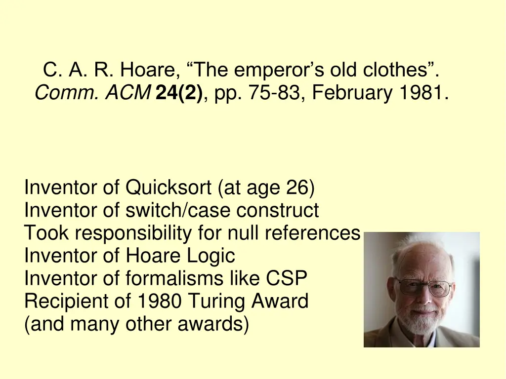 c a r hoare the emperor s old clothes comm