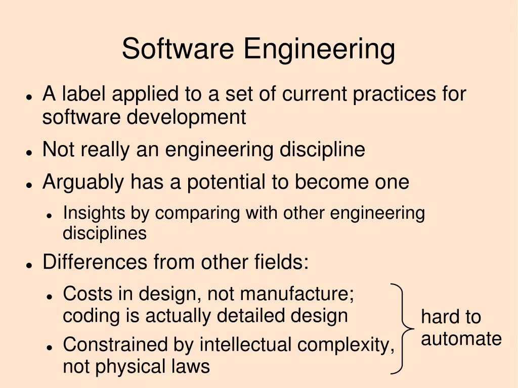 software engineering