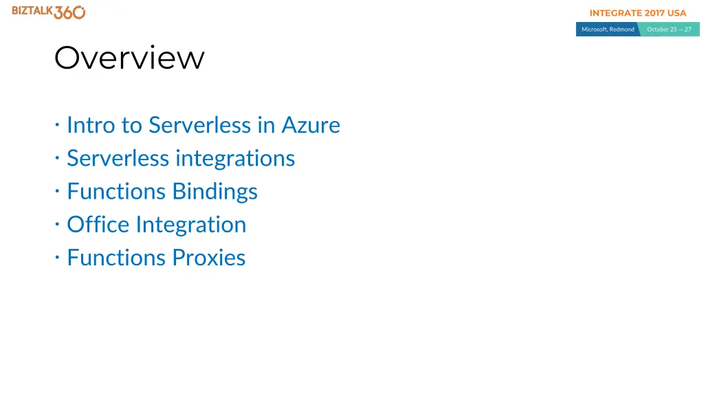 integrate 2017 usa