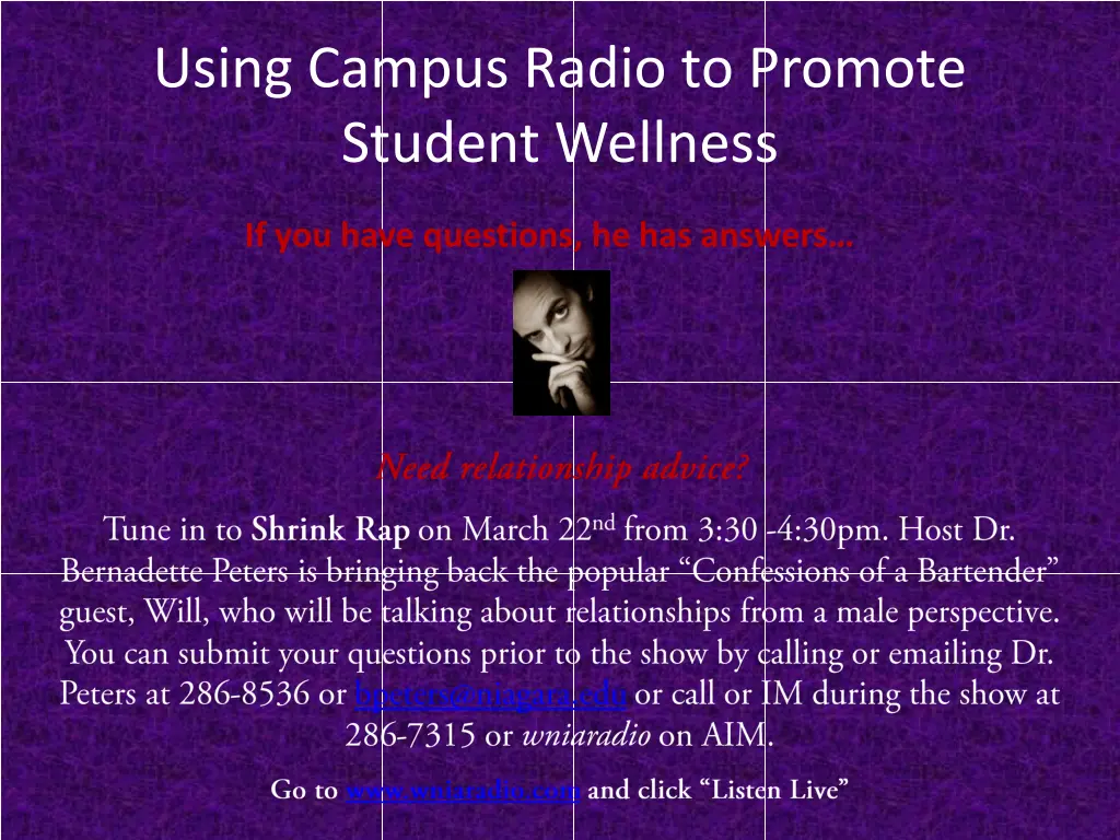 using campus radio to promote student wellness 22