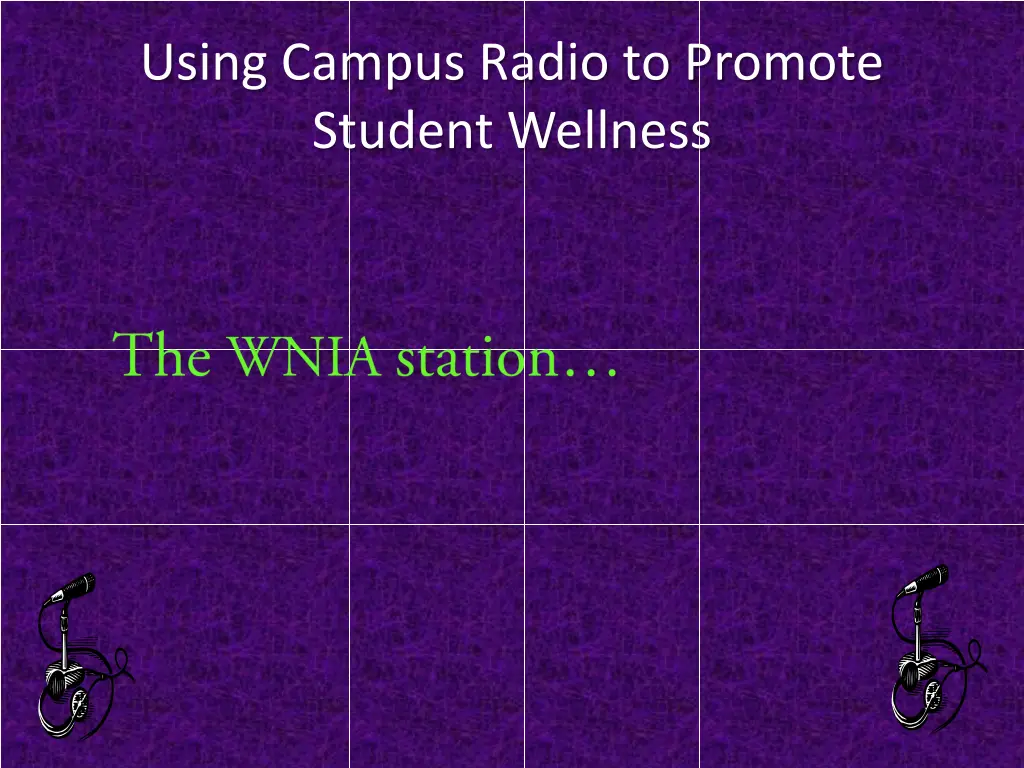 using campus radio to promote student wellness 8