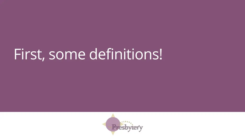 first some definitions