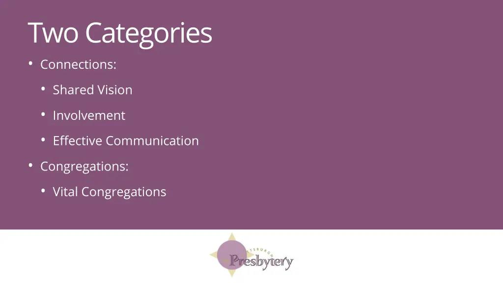 two categories connections shared vision 1