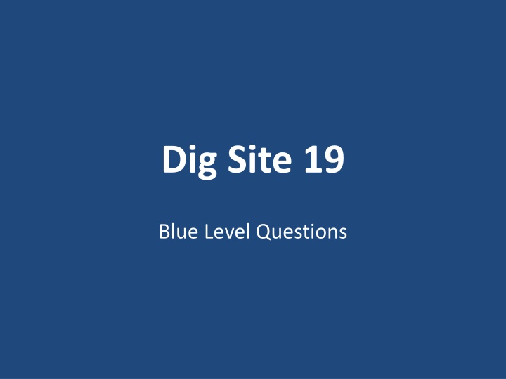 dig site 19
