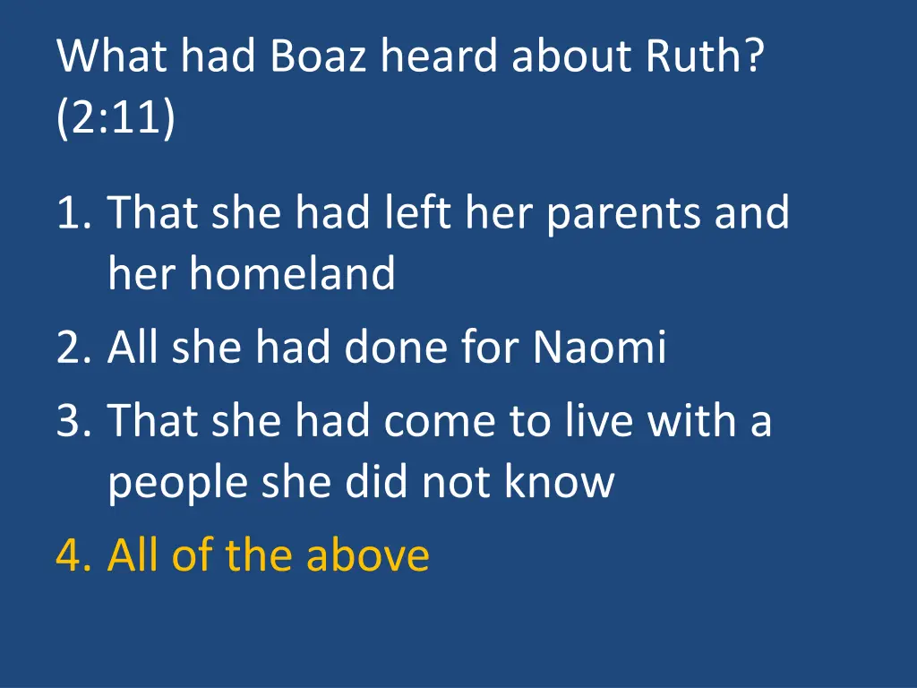 what had boaz heard about ruth 2 11 1