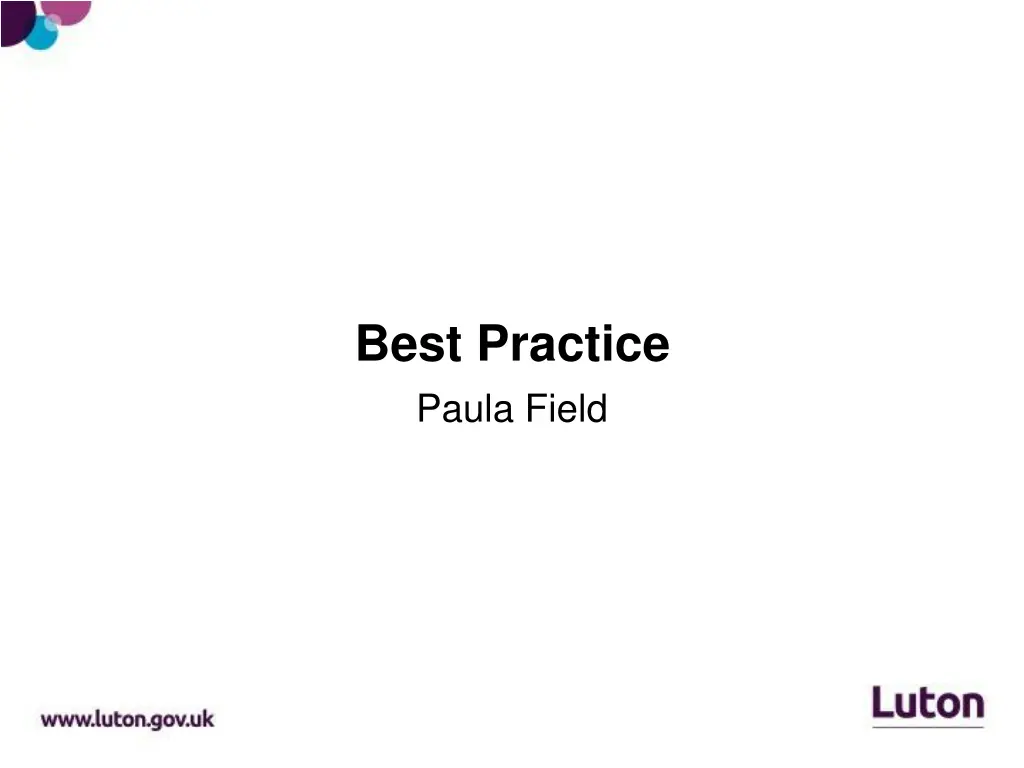 best practice