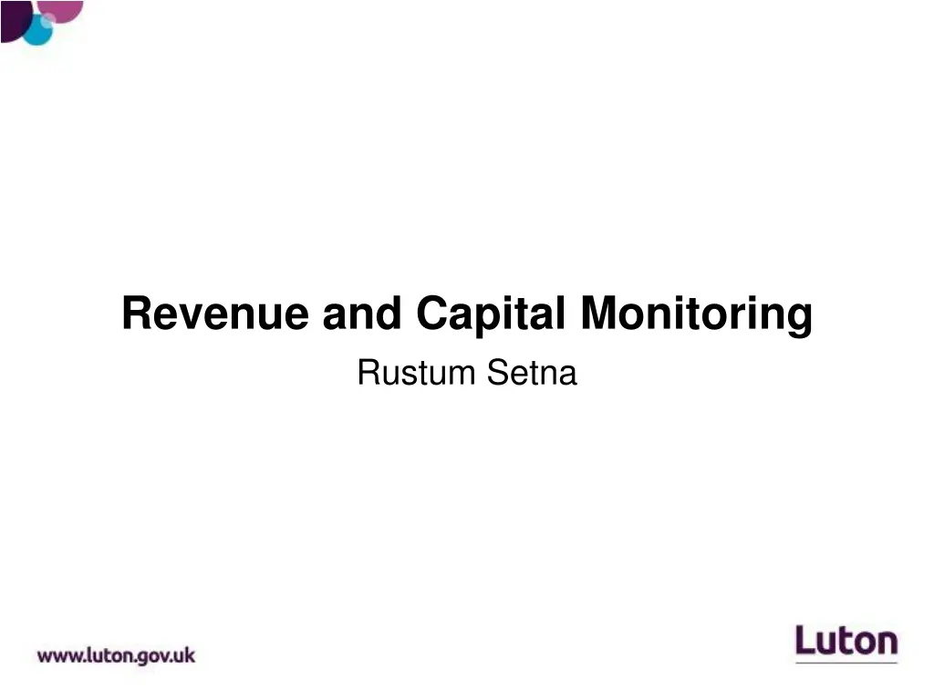 revenue and capital monitoring