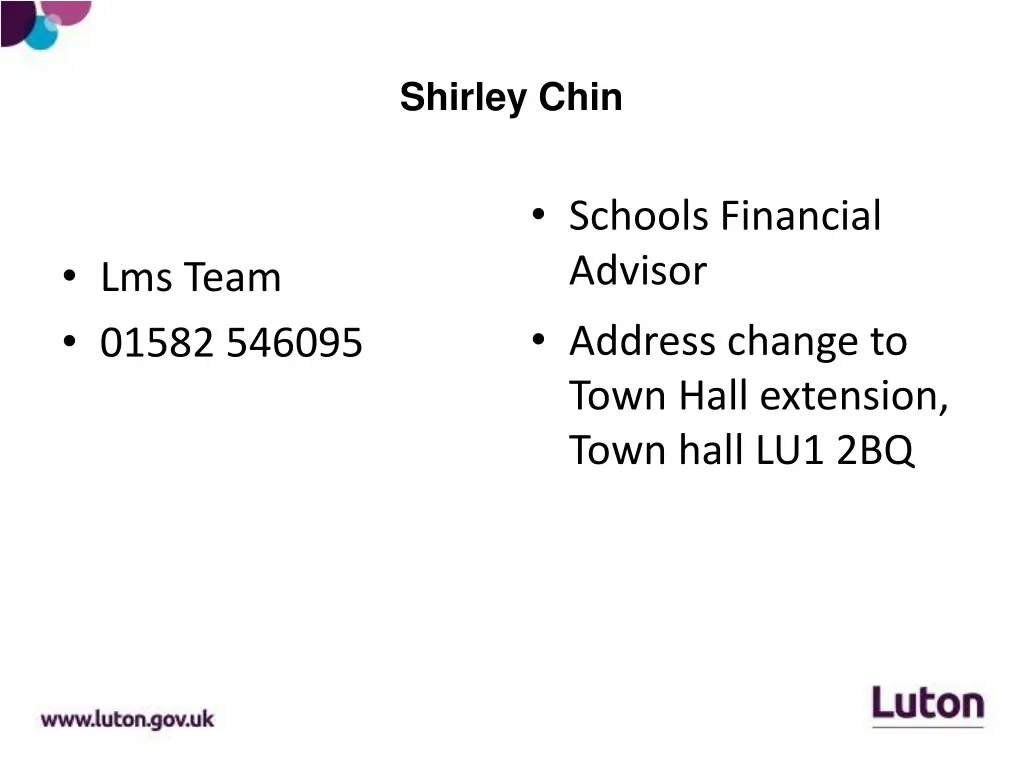 shirley chin