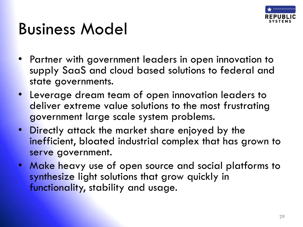 business model