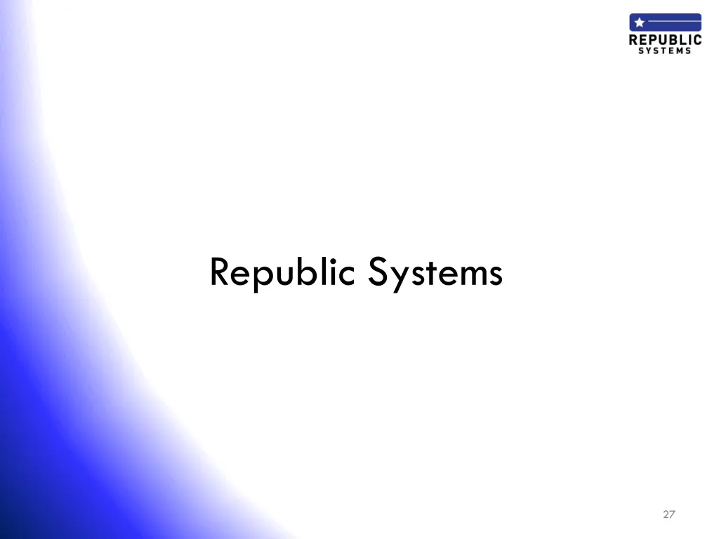 republic systems