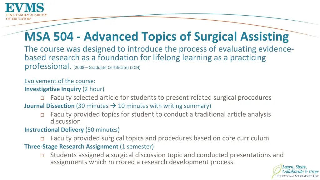 msa 504 advanced topics of surgical assisting