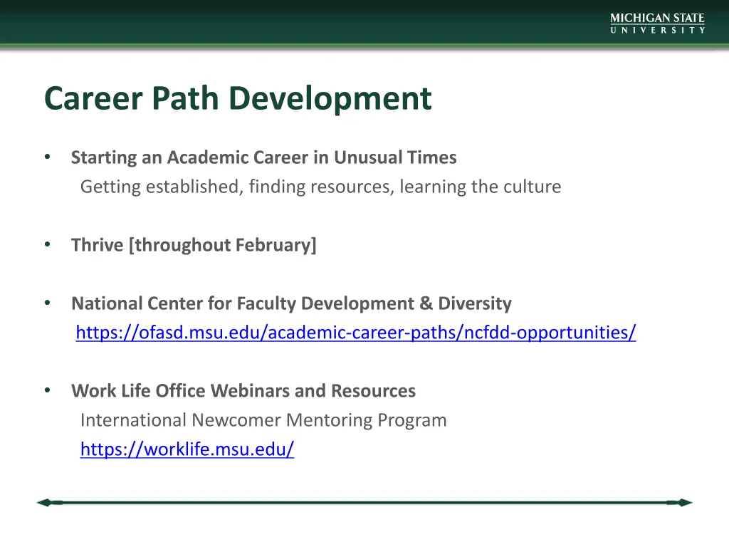 career path development