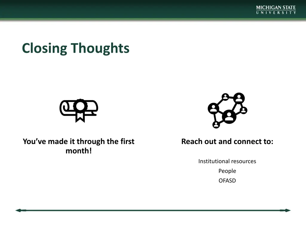 closing thoughts