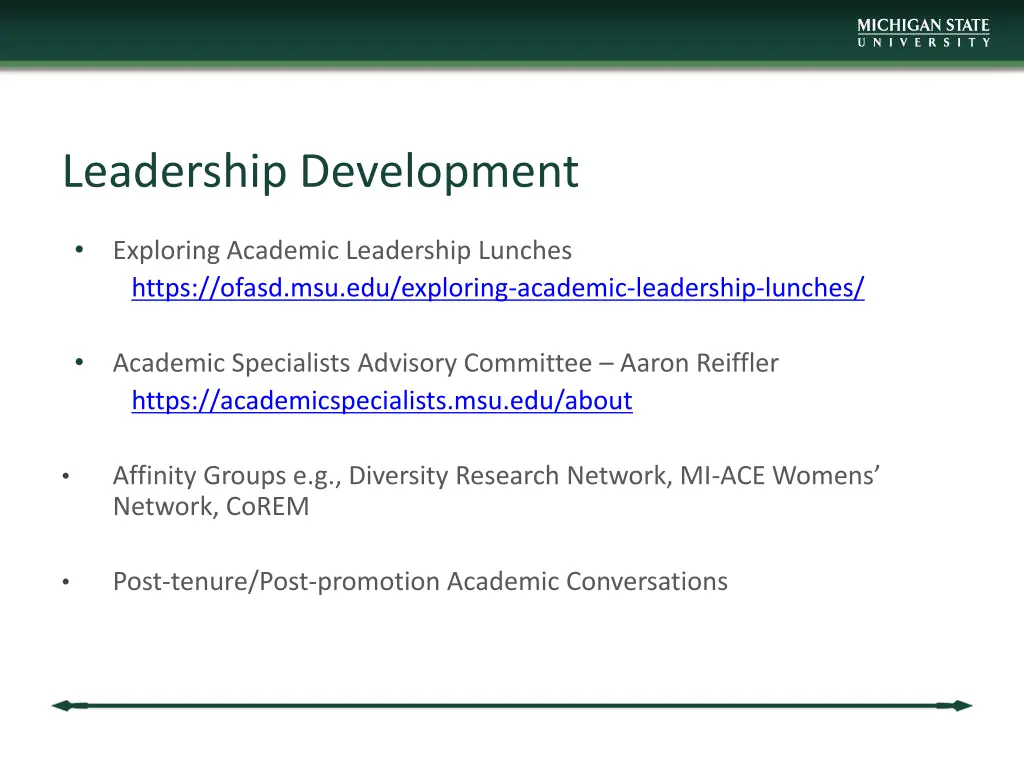 leadership development