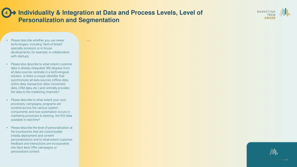 individuality integration at data and process