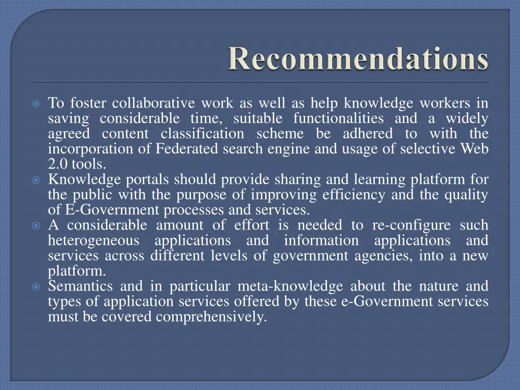 to foster collaborative work as well as help