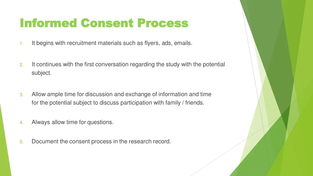 informed informed consent