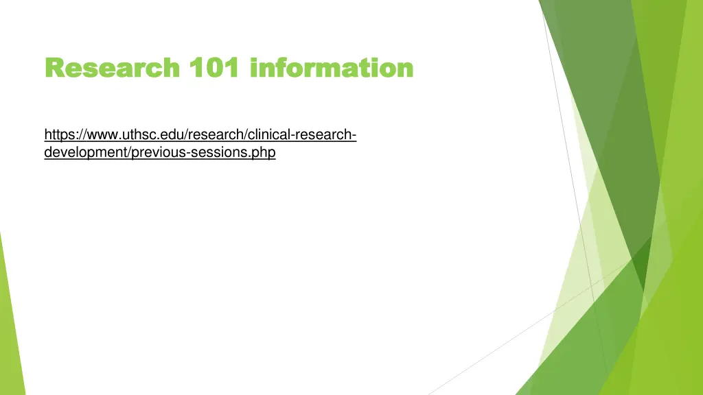 research research 101