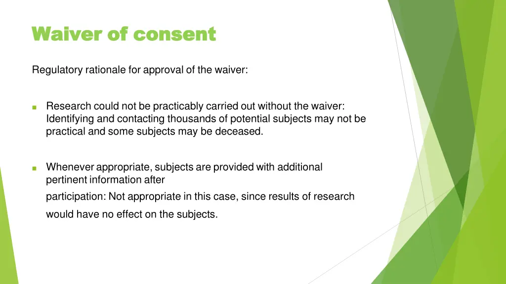 waiver waiver of 2