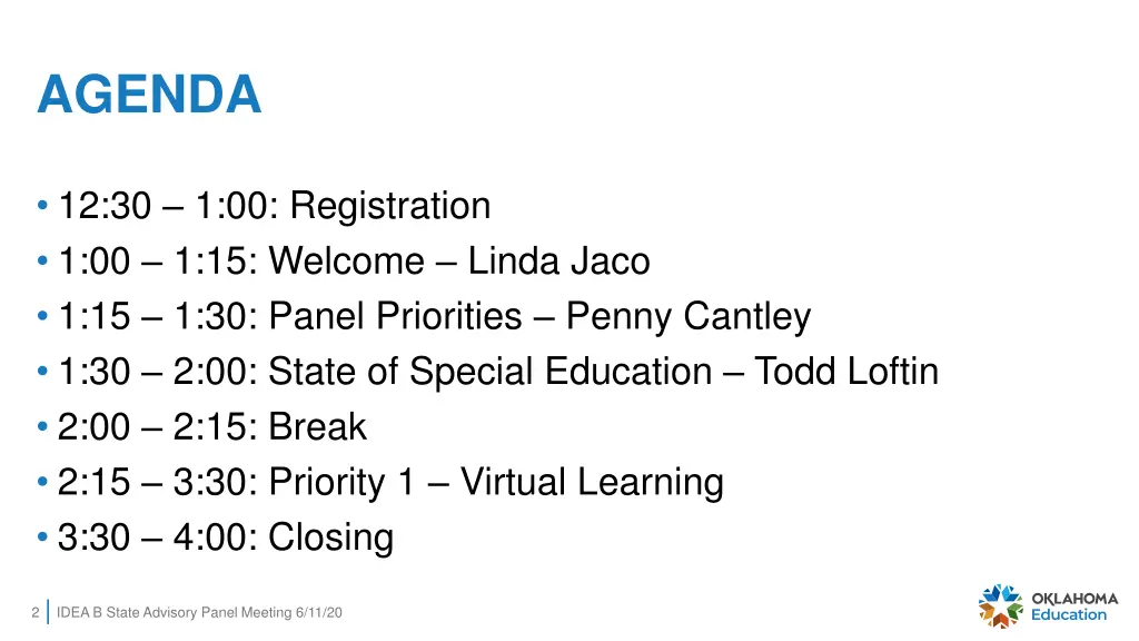 agenda