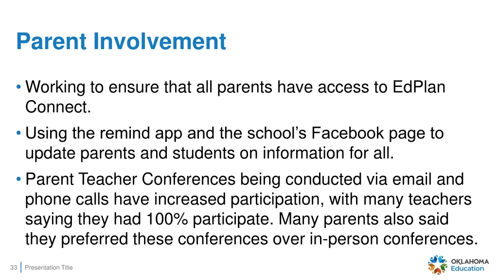 parent involvement