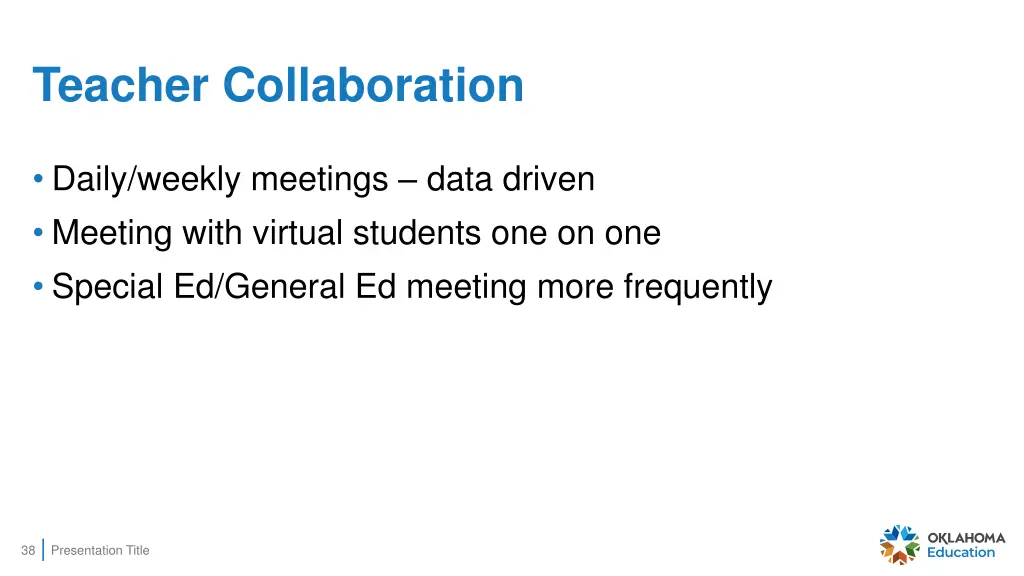 teacher collaboration