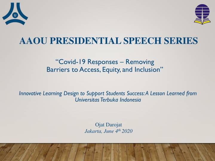 aaou presidential speech series