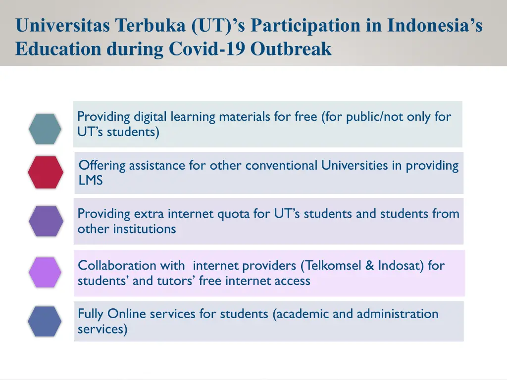 universitas terbuka ut s participation
