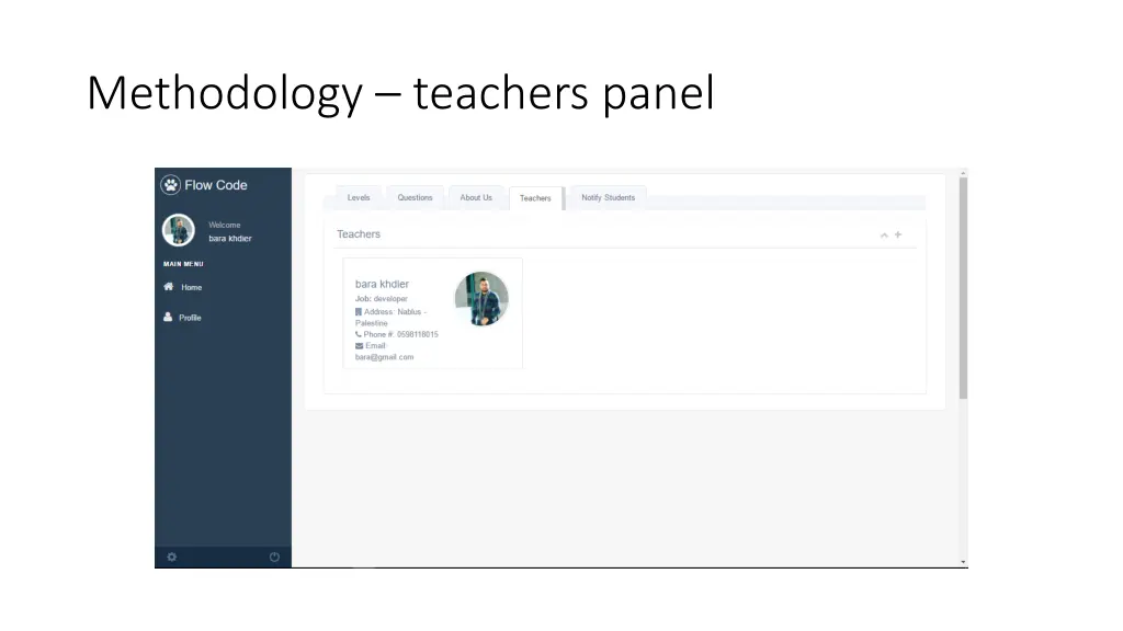 methodology teachers panel