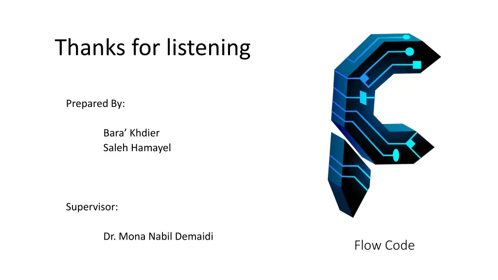 thanks for listening