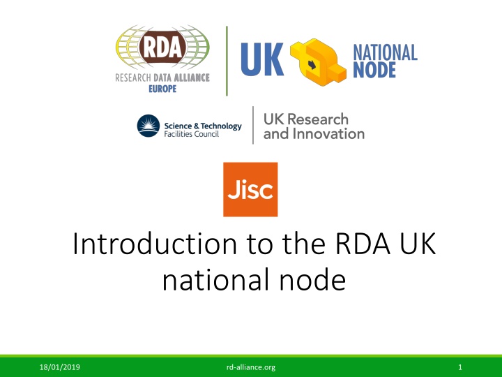 introduction to the rda uk national node