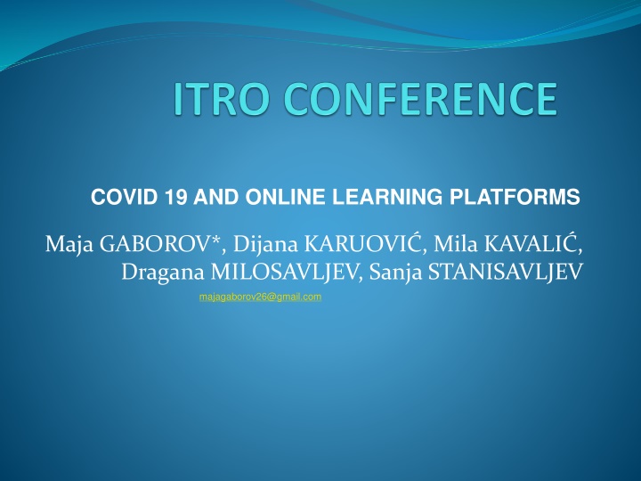 covid 19 and online learning platforms