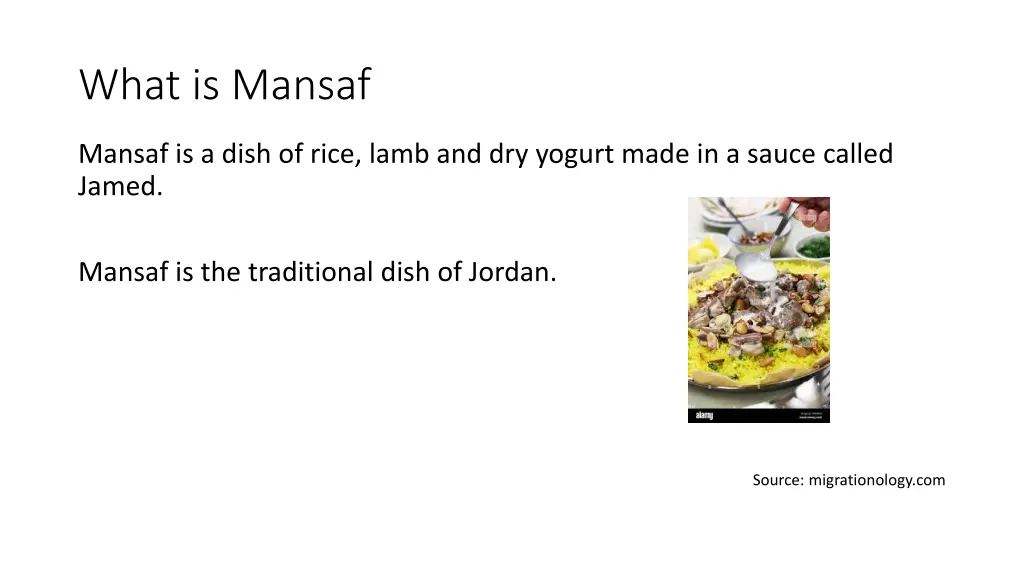 what is mansaf