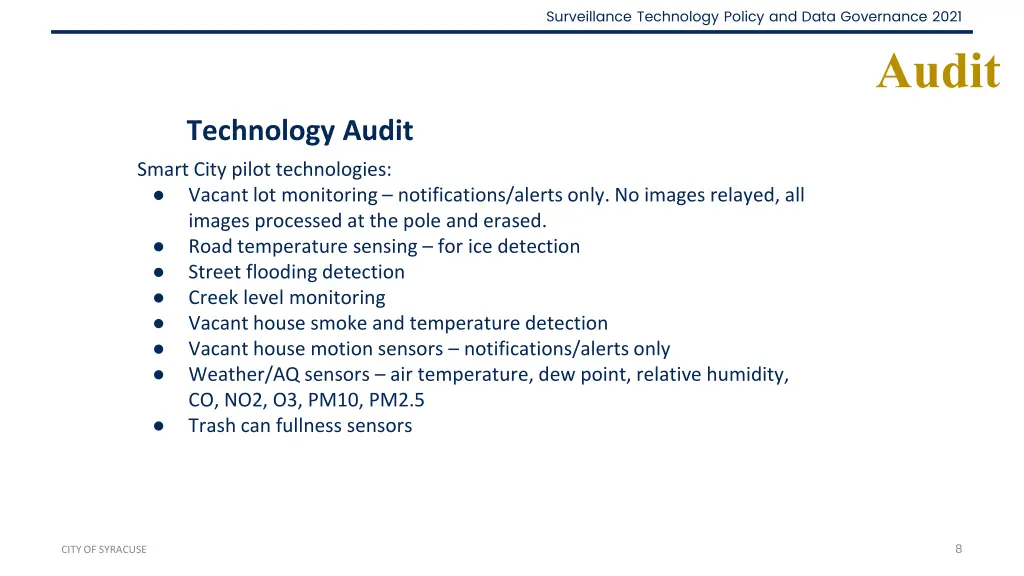 surveillance technology policy and data 7