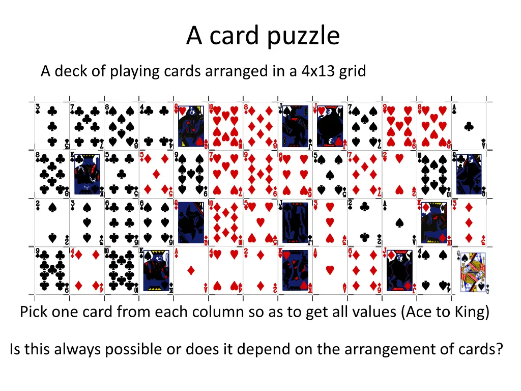 a card puzzle 1
