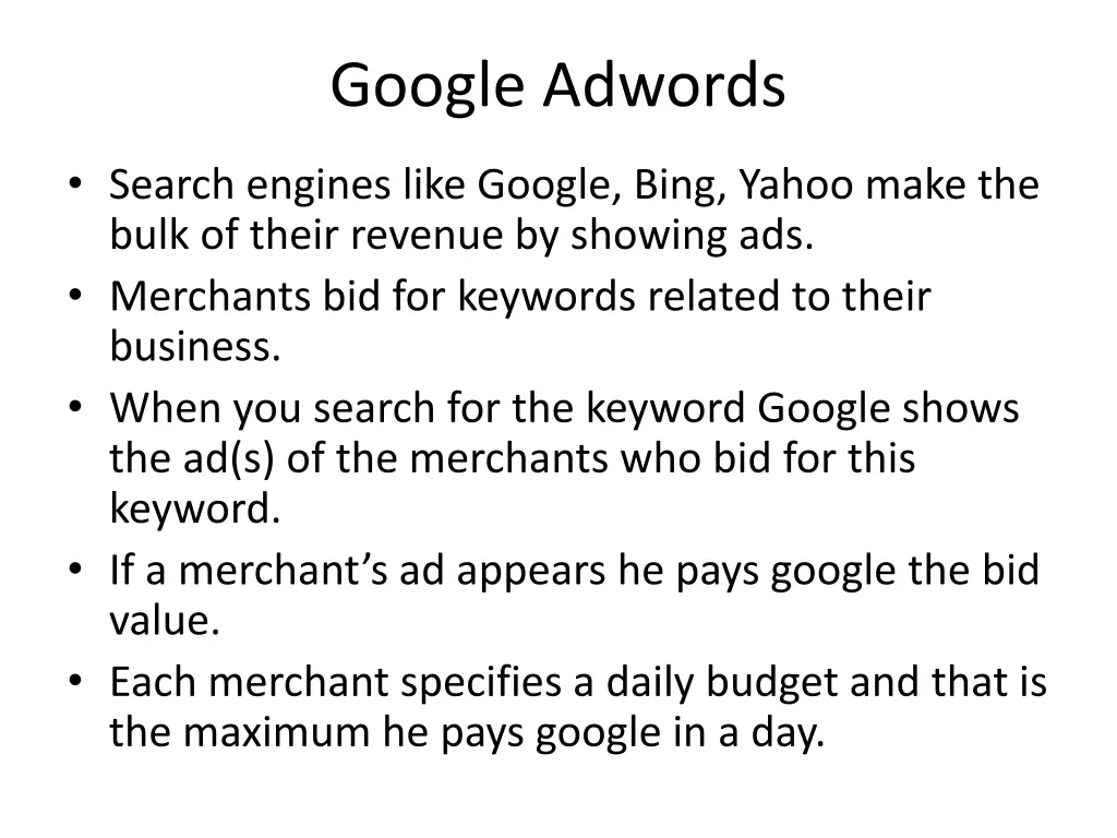 google adwords