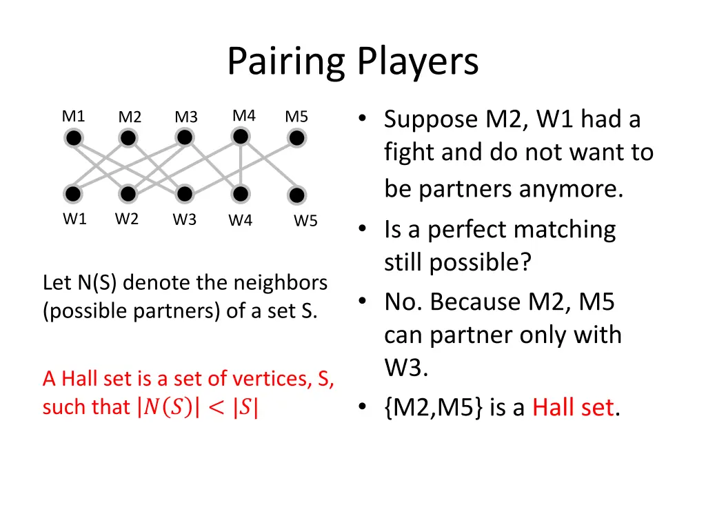 pairing players 2