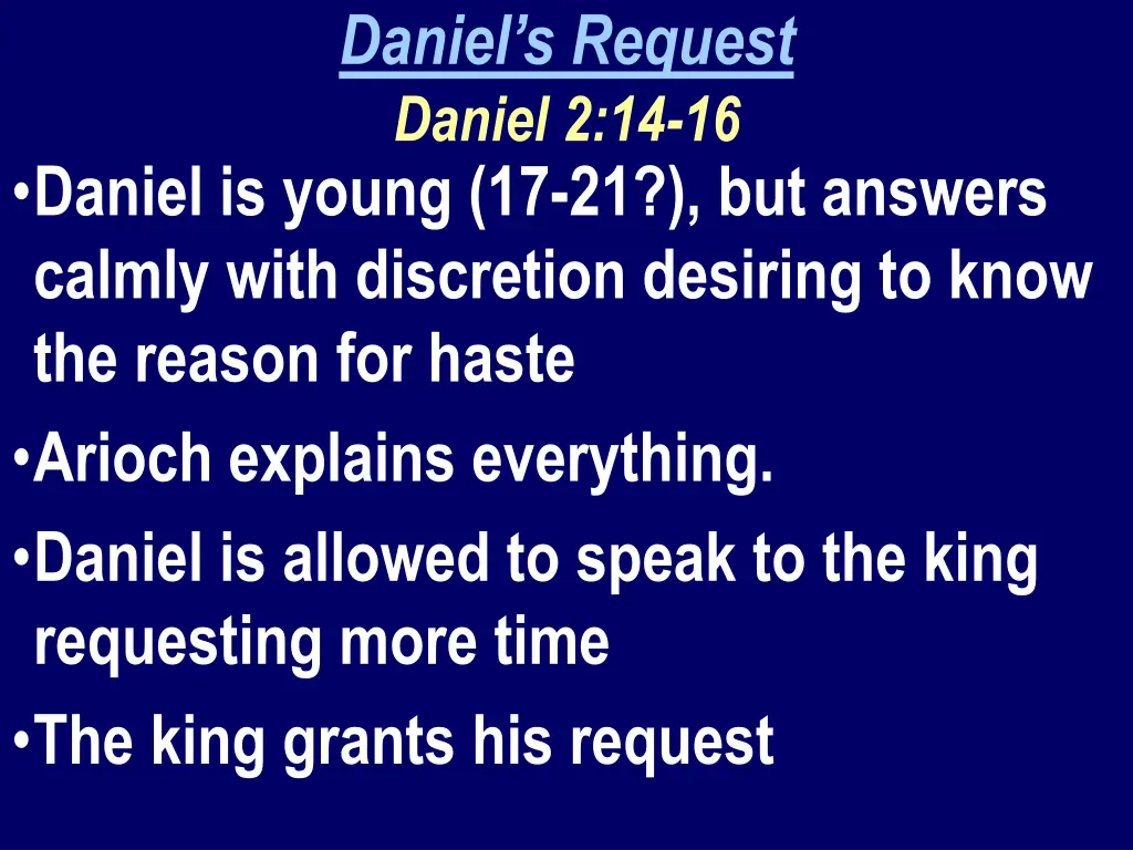 daniel s request daniel 2 14 16