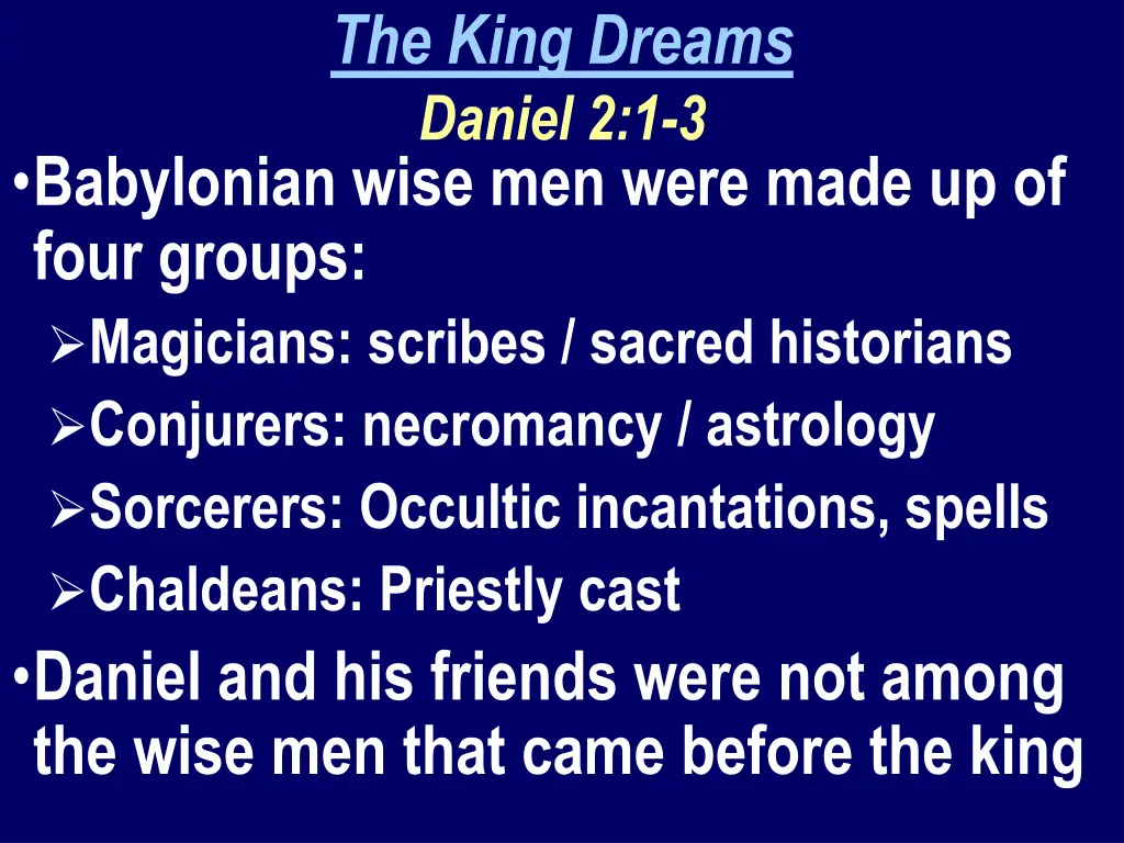 the king dreams daniel 2 1 3 2