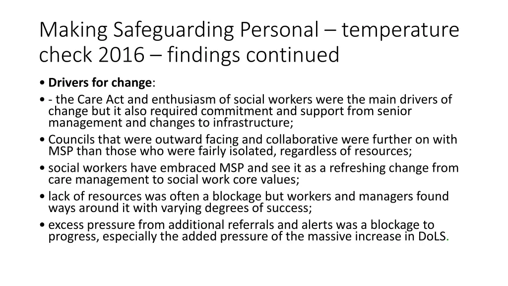 making safeguarding personal temperature check 2