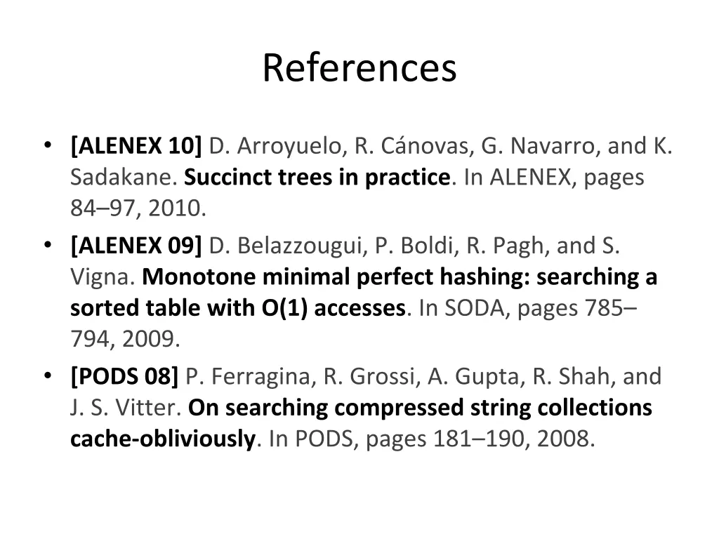 references