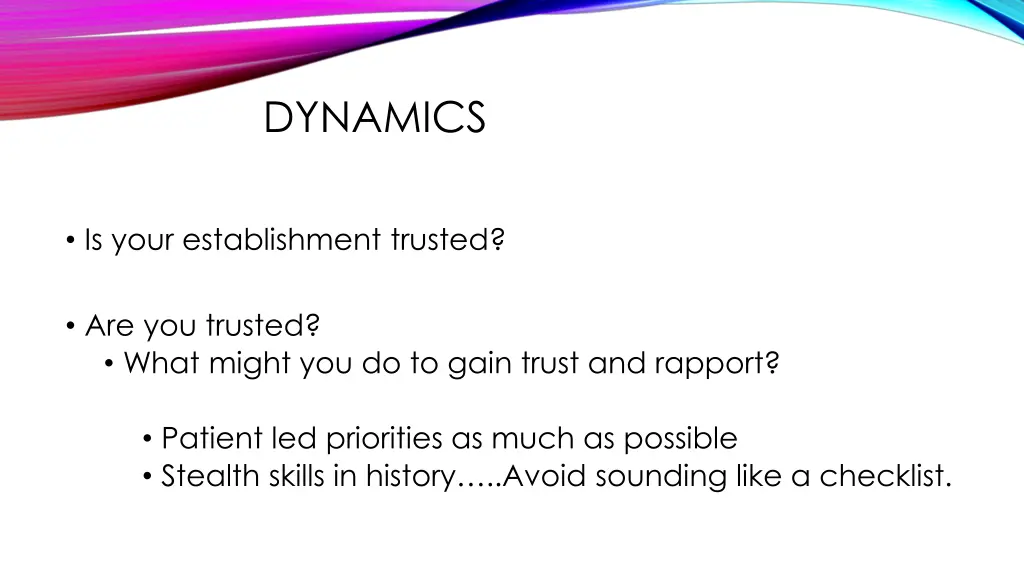 dynamics
